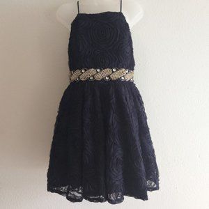 NAVY BLUE HOCO/PROM/FORMAL DRESS